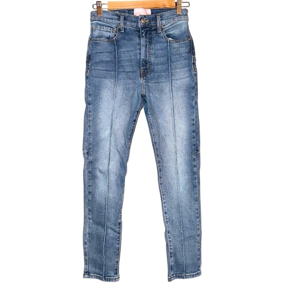 REVICE Venus Jeans Star Butt High Waist Jeans Blue Stretch Skinny Crop Size 27 - Picture 3 of 10